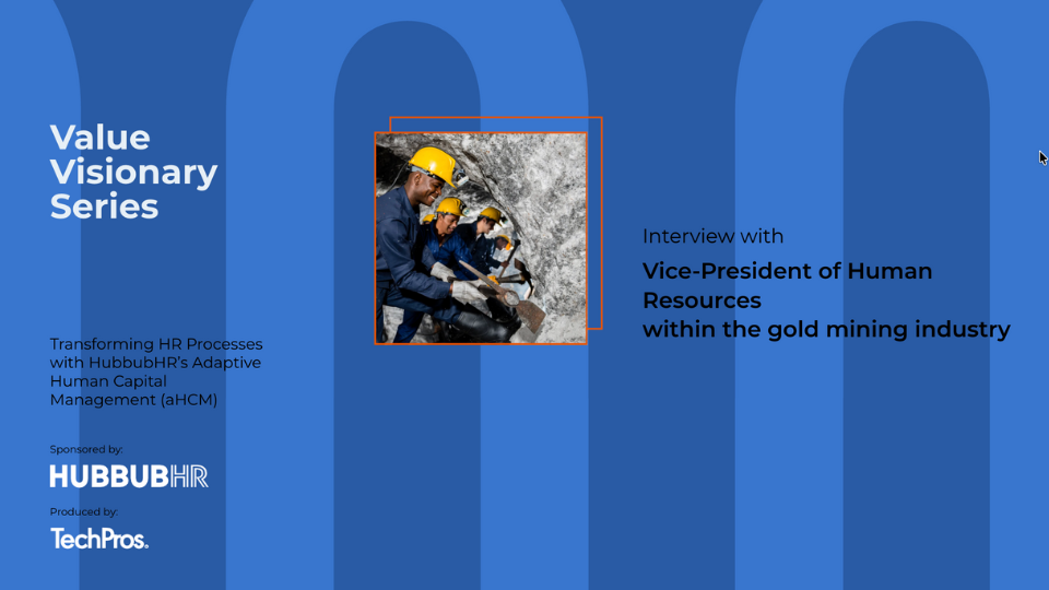 Value Visionary - Interview with Vice-President of Human Resources within the gold mining industry